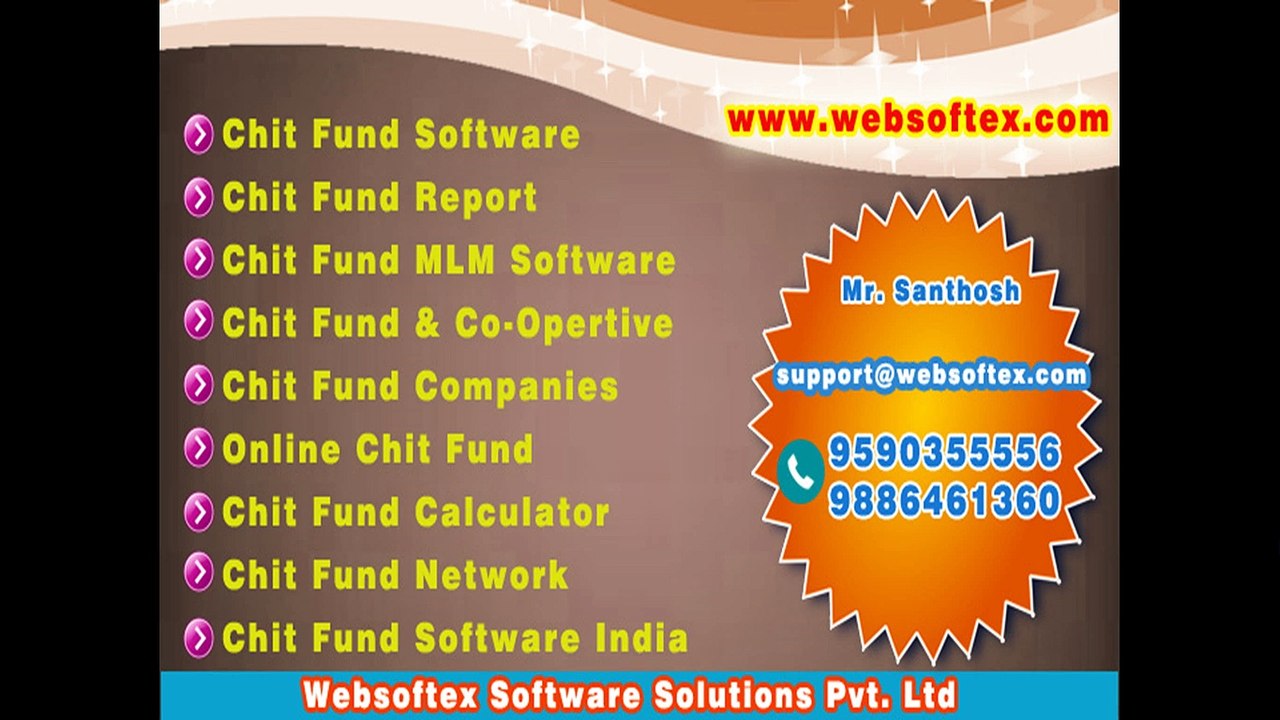 Chit Agents, Chit Fund Participants, Chit Fund Reports, Chit Fund Service, Chit Company