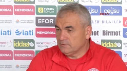 Antalyaspor Teknik Direktörü Çalımbay'dan Futbolcularına Uyarı