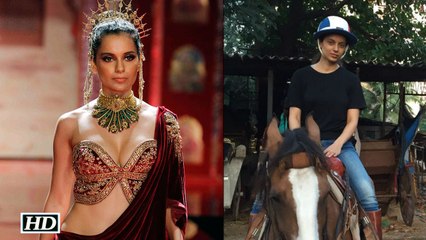 Kangana Ranaut as Laxmibai in 'Manikarnika'