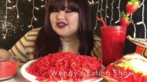 HOT CHEETOS NOODLES_ MUKBANG @Wendy's Eating Show-BNgZMpb3