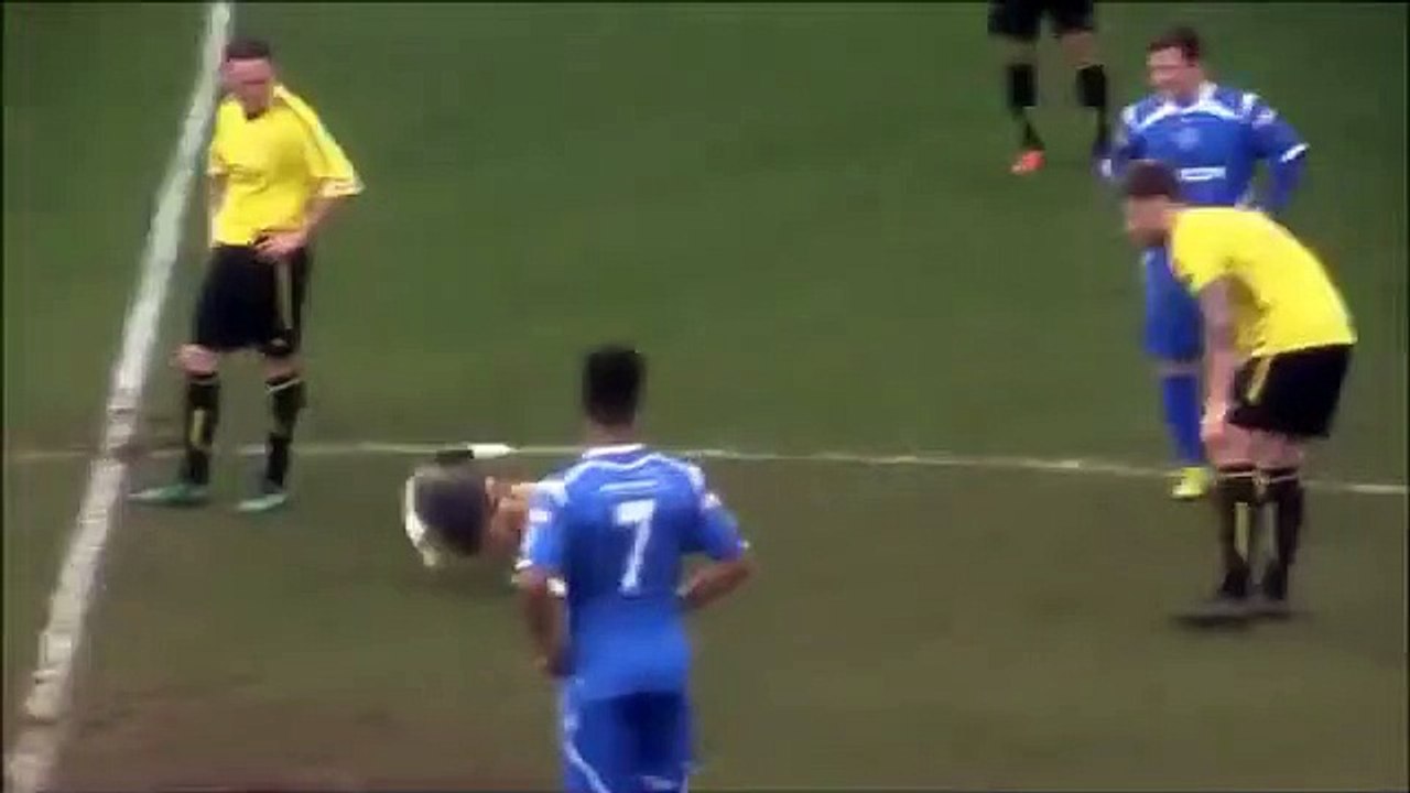 Halesowen Town vs Asa Charlton - Dog delays the soccer game for nearly six minutes