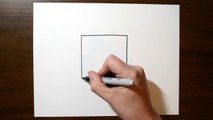 How to Draw 3D Hole on Paper for Kids - Very Easy Trick Art!-yT4xq6Cg