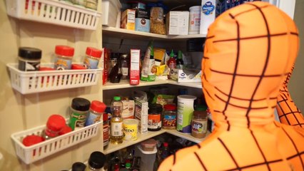 Poison Ivy Vs Orange Spiderman In Real Life SuperHero