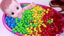 Bad Baby Doll Crying Bath Time Learn Colors With m&m Nursery Rhymes Finger Song-BeIS