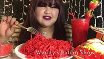 HOT CHEETOS NOODLES_ MUKBANG @Wendy's Eating Show-BNgZMpb