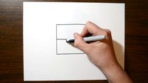 How to Draw 3D Hole on Paper for Kids - Very Easy Trick Art!-yT
