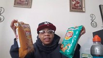 Review(mukbang)..New Flavor Lay's Chips ..Beer n Brats and Southwestern Queso.-1j4q_7Gx