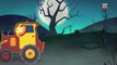 Scary Construction Vehicle _ Halloween cars and trucks _ Cars For Children-8TNt