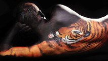 BODY PAINT - Stunning Art Illusions (Painting Animals)-INw07zk