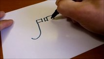 How to Draw Doodle Using Letters 'J j' for kids ! Cute & Easy doodle drawing cartoon-iKbmY