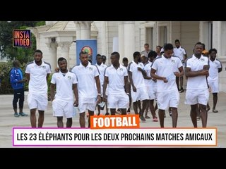 Les 23 éléphants selectionné pour les deux prochains matches amicaux
