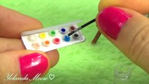 Miniature Watercolor Set DIY (actually works!) - Art Supplies - YolandaMeow♡--p0L3fJ