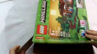 LEGO MINECRAFT!! [PART 1] Set 21115 THE FIRST NIGHT - Time-Lapse Build, Unboxing, Kids Toys-dTz55g