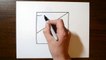 How to Draw an Easy Anamorphic Hole for Kids - Trick Art on Paper-B9Ke7G