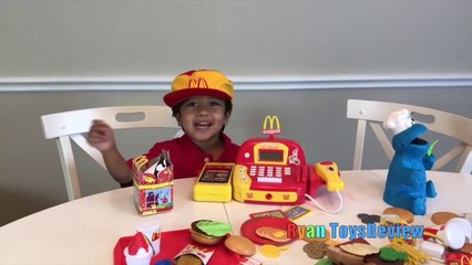 McDonald's Happy Meal Toy Pretend Play Food! Cash Register Hamburger Maker French Fries Shake-rMaIaJ8Q