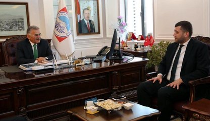 BAŞKAN BÜYÜKKILIÇ MHP İL YÖNETİMİNİ AĞIRLADI…