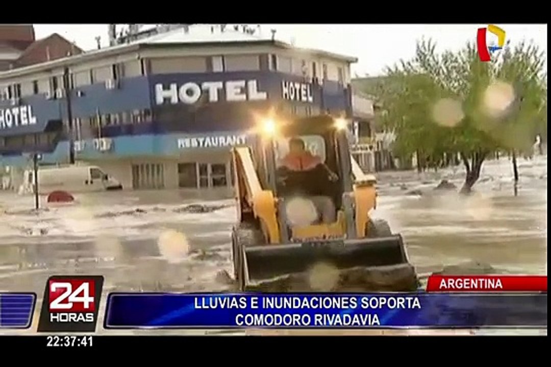 Argentina: dos muertos por inundaciones en Comodoro Rivadavia