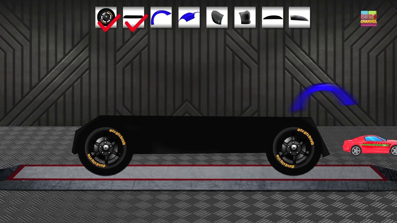 Sports car _ cartoon cars compilation _ kids sports car racing-gIvA6