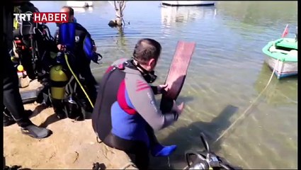 Deniz dibi temizliğine Ata Demirer de katıldı