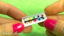 Miniature Watercolor Set DIY (actually works!) - Art Supplies - YolandaMeow♡--p0L3f