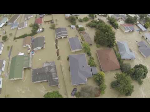 Drone Footage Shows Extent of 'once-in-500-Year' New Zealand Flood