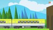 Trains _ Railway Vehicles _ Street Vehicles _ Learn Transports _ Baby Videos--