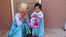 Baby Elsa Loses her Lunch w_ Catbaby, Frozen Elsa, Police Baby, Happy Meal, Maleficent-Qr