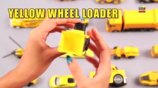 learn yellow color with street vehicles _ color song _ toys for children _ kids learning video-X-U5