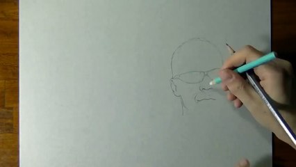 1 Million Subs Special - Self-Portrait 3D Drawing-v