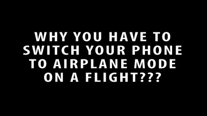 Airplane mode switched off