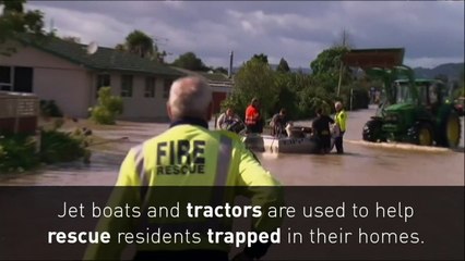 Residents rescued after floods in New Zealand