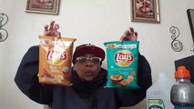 Review(mukbang)..New Flavor Lay's Chips ..Beer n Brats and Southwestern Queso.-1j