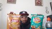 Review(mukbang)..New Flavor Lay's Chips ..Beer n Brats and Southwestern Queso.-1j4q_7G