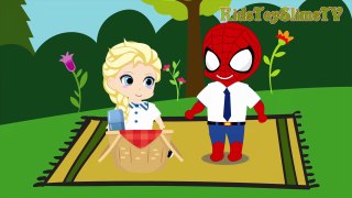 Spiderman & Frozen Elsa Fight with Giant Ant Funny Story! w_ Pikachu, Superman Superhero Fun IRL--