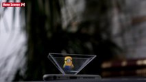 Make your own 3d hologram projector using CD case & smartphone-SKI
