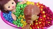 Learn Colors Crying Baby Doll Bath Time With M&Ms Chocolate Nursery Rhymes Finger Song-NT6G9hF