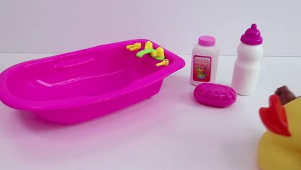 Baby Doll Orbeez Bath Time Nursery Rhymes Finger Song DIY How To Make Colors Slime Heel-h1FqsW