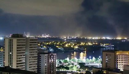 Time-lapse mostra cenário assustador de poluição em Vitória