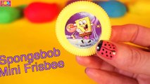Play Doh Ice Cream Cone Surprise Eggs - Spongebob, Shopkins, Angrasd