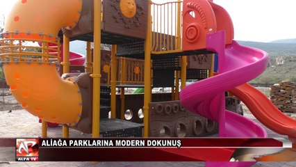 Aliağa Parklarına Modern Dokunuş