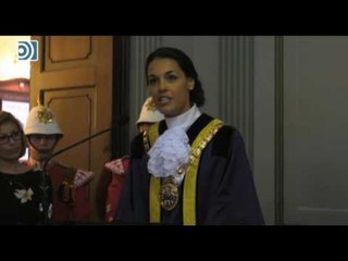 La Miss Mundo Kaiane Aldorino López toma posesión como alcaldesa de Gibraltar