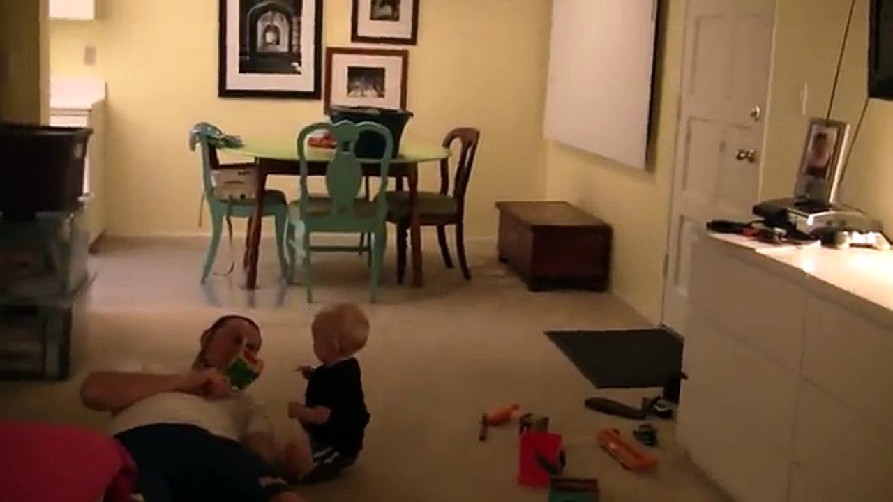 Baby Micah Laughing Hysterically at Daddy Being Silly