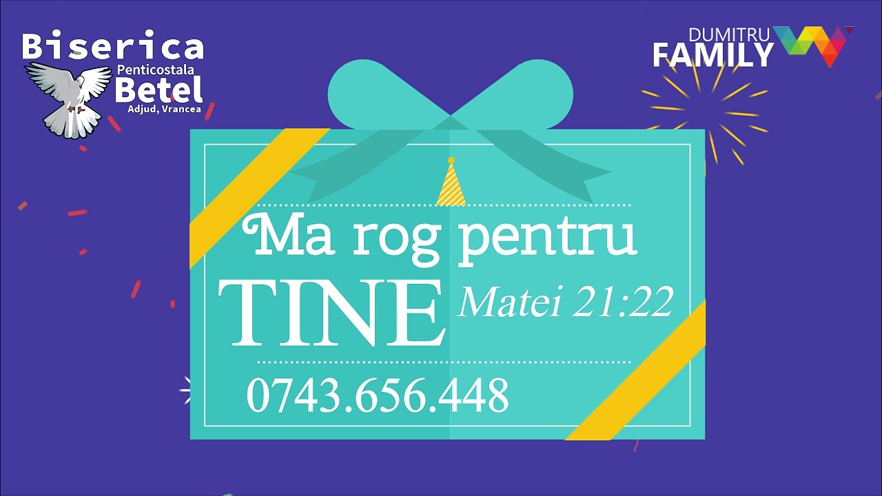 Ma rog pentru tine!