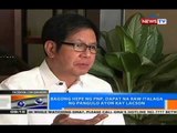 Bagong hepe ng PNP, dapat na raw italaga ng pangulo ayon kay Lacson