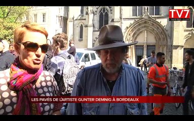 Les pavés de l'artiste Günter Demnig à Bordeaux