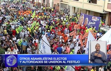 Alianza Pais celebra triunfo en Guayaquil