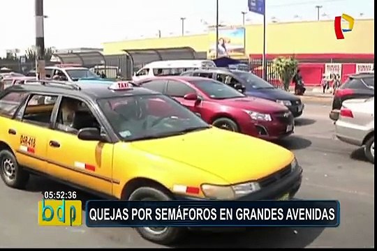 Congestión vehicular: malestar por semáforos desincronizados en importantes avenidas