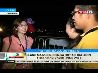 BT: Ilang magsing-irog, sa hot air balloon fiesta nag-Valentiune's date