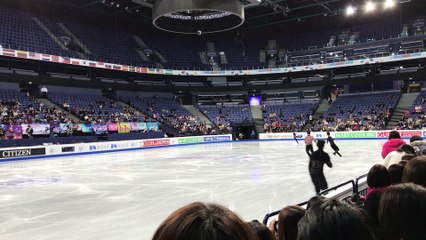 2017 WC Helsinki Practice Day 4 - Jin Boyang SP Run-through