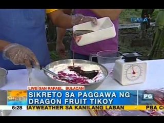 How to make the dragon fruit-flavored tikoy | Unang Hirit